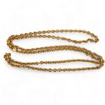 Park Lane 55" Opera Curb Link Gold Plated Vintage Necklace